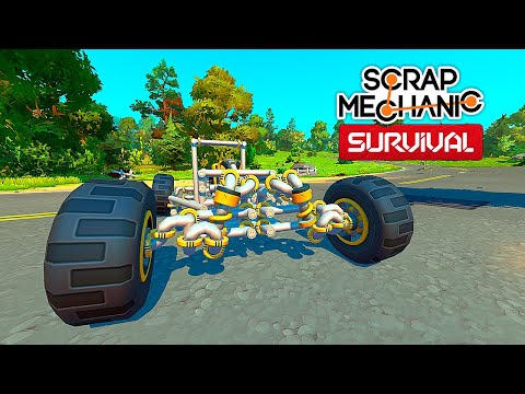 Видео: КРУТАЯ НО БЕСПОЛЕЗНАЯ ПОДВЕСКА | ВЫЖИВАНИЕ В Scrap Mechanic: Survival #23 |