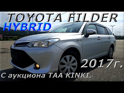 Видео: TOYOTA FILDER HYBRID 2017 г.  С аукциона TAA KINKI прибыла во Владивосток  Под ключ 950 000 р.