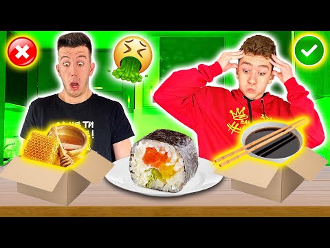 Видео: НЕ ИЗБИРАЙ ГРЕШНАТА КОМБИНАЦИЯ С ХРАНА CHALLENGE | СУШИ С МЕД?!