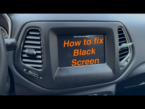 Видео: Черный экран камеры заднего вида Jeep Compass