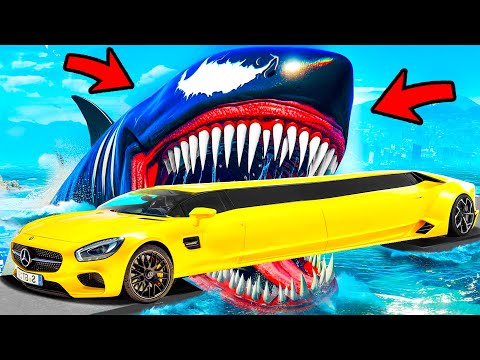 Видео: МОЖНО ЛИ ПРОЕХАТЬ ДОРОГУ МЕГАЛОДОНА ВЕНОМА В ГТА 5 МОДЫ ! СКОРТИ GTA 5 ONLINE