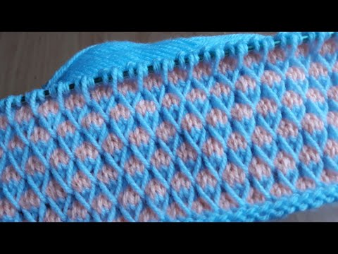Видео: Красивый узор спицами для детской кофточки, шапочки, свитера, пледа.
