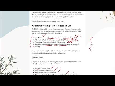 Видео: IELTS WRITING | TENSES | Қазақша