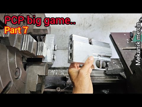 Видео: Как сделать большую игру из камерного PCP на токарном станке часть 7