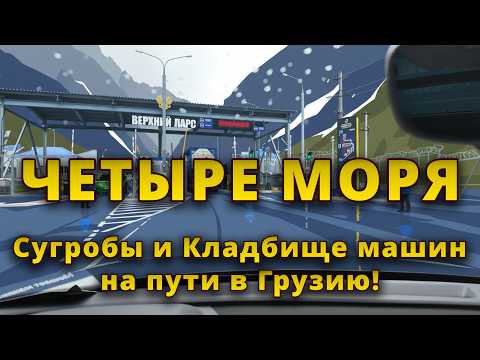 Видео: СНЕГ, ТУМАН и КЛАДБИЩЕ МАШИН на пути в Грузию! ❄️🚘