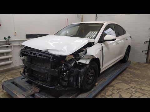 Видео: 600 тысяч, на ремонт бюджетки. Hyundai Solaris