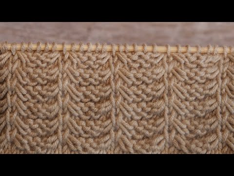 Видео: Узор «Француские шторы» спицами 🎋 «Curtains» knitting pattern