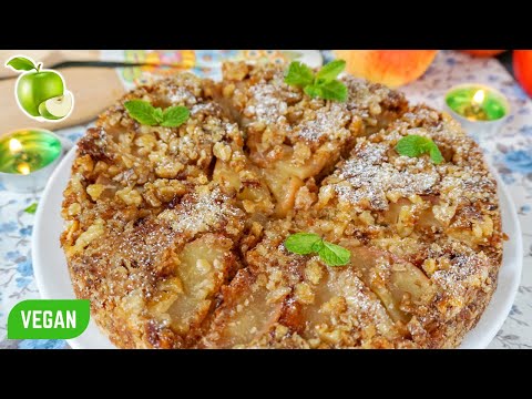 Видео: ДЕШЕВО и БЫСТРО Шарлотка с Яблоками! 🍏 Веганская Шарлотка с Яблоками без глютена и молочки пп рецепт