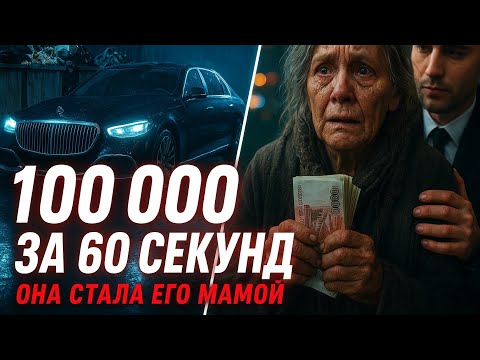 Видео: Он сказал грязной бабушке с помойки: "Зайди ко мне на 60 секунд". То, что было дальше, шокировало 