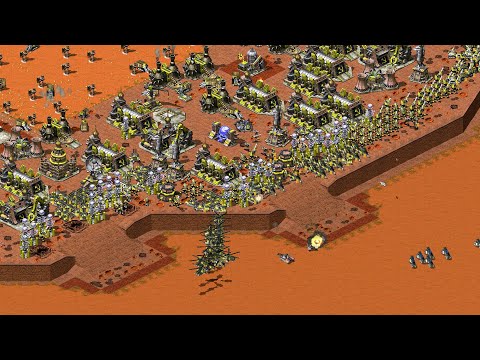 Видео: Red Alert 2 | Месть Юрия | 7 на 1 — Очень сложный ИИ — Карта базы «Пустыня» — СССР — Ливия