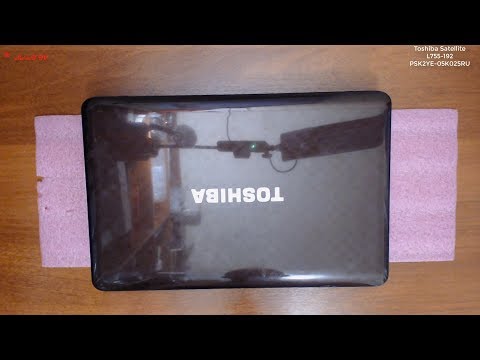 Видео: Toshiba Satellite L755-192 ( PSK2YE-05K025RU ) разборка , комплексная чистка , замена термопасты