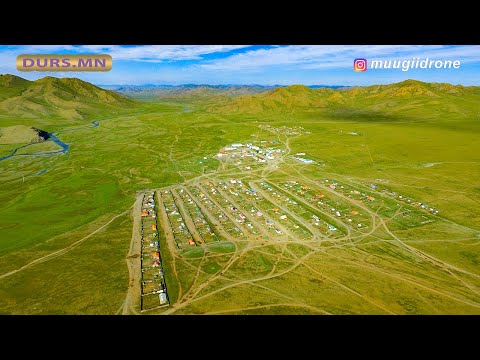 Видео: Зүүнбаян-Улаан сум/Zuunbayan-Ulaan Sum 4K Drone