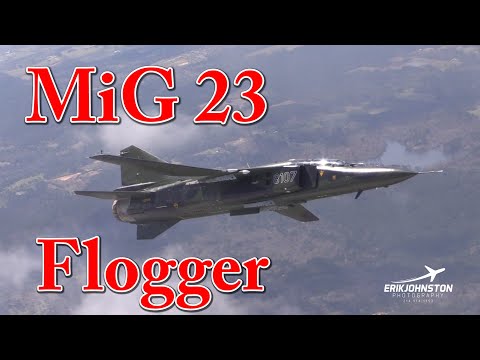 Видео: Полет МиГ-23 Флоггер