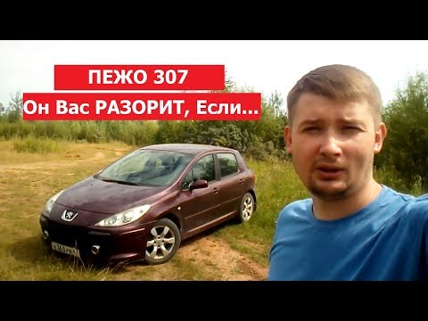 Видео: Обзор Пежо 307(Peugeot 307) 1.6 бензин. Сколько потратил за год. Отзыв владельца