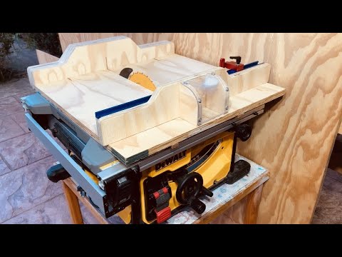 Видео: Поперечные салазки для моего Dewalt DWE 7485