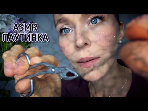 Видео: Паутинка ASMR 🕸️💜 забота и очищение💆🏻