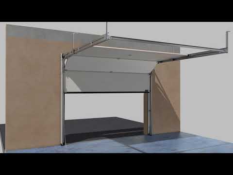 Видео: Монтаж гаражних секційних воріт Hörmann LPU 42