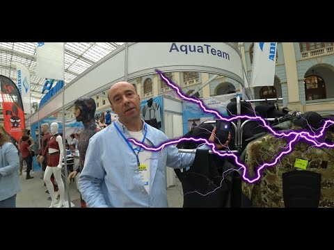 Видео: #AquaTeam - #гидрокостюм с электро-подогревом. Худ.роспись и #индивидуальный пошив #гидрокостюмов.