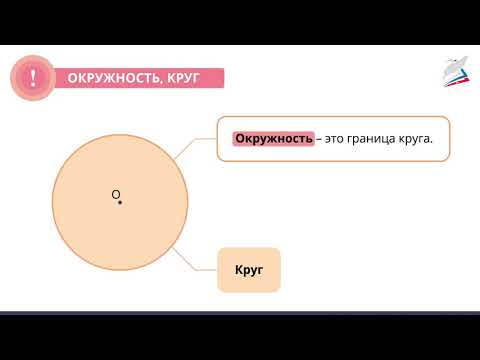 Видео: Окружность и круг. Сфера и шар