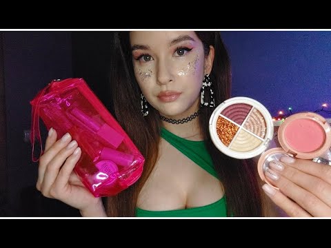 Видео: ASMR Makeup Role Play. Сделаю тебе Летний МАКИЯЖ (Звуки шуршания и Таппинг)