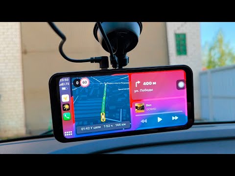 Видео: Видеорегистратор Volam 4K дисплей 6,25"+car play+ android auto, обзор, дневная и ночная съёмка.