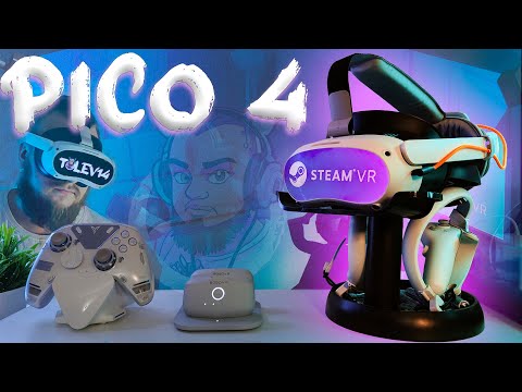 Видео: Идеальный VR шлем для Steam VR / Pico 4 / Обзор / Аксессуары