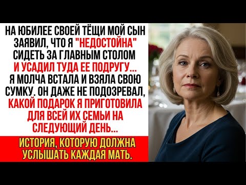 Видео: Сын заявил, что я недостойна сидеть за одним столом с его новой семьей, и тогда я…