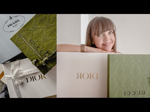 Видео: Купила сумку мечты 🖤 Распаковка Dior Prada Gucci