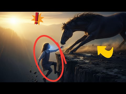 Видео: Девочка упала в овраг — и только конь услышал её к