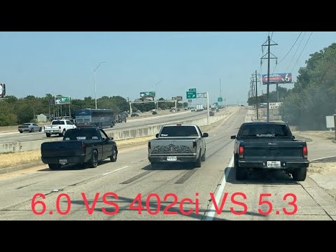 Видео: Cammed S10 против 402 Stroker S10 против 6.0 S10 (Мексика рулит!!)