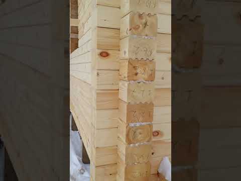 Видео: Профилированный брус камерной сушки или клееный брус.
