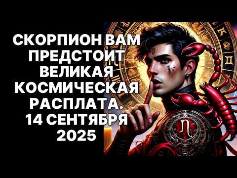 Видео: 🔴СКОРПИОН🦂 14 сентября 2025: Человек со шрамом вернет ваш долг чемоданом денег😱❗