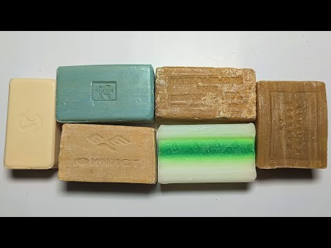 Видео: Cutting laundry soap 🔪ASMR🧼Резка хозяйственного мыла.