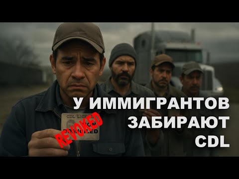 Видео: CDL только с Грин Картой! Новое правило запрещает получать и продлять CDL по work authorisation.