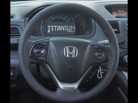 Видео: ПЕРЕТЯЖКА БЕЗ СНЯТИЯ РУЛЯ HONDA CRV