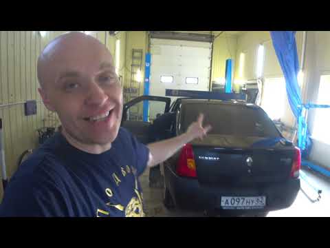 Видео: Renault Logan 2008. Как затонировать пленкой NDFOS PHP Black 05 Pro Series