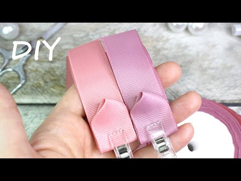 Видео: Банты из лент 2,5 см. Простой способ сделать банты для ПРОДАЖИ! Мастер-класс бантиков