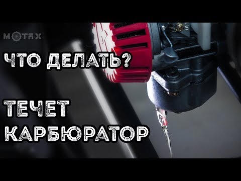 Видео: Что делать, если течет карбюратор? | MOTAX | Детские и подростковые квадроциклы