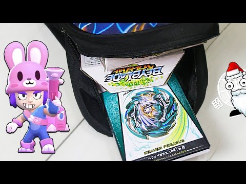 Видео: Целый ПОРТФЕЛЬ БЛЕЙДОВ! + БРАВЛ с подписчиками Beyblade Burst & Brawl Stars