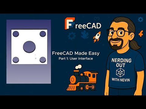 Видео: FreeCAD стал проще — Часть 1: Начало работы