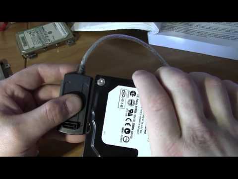 Видео: Как подключить жесткий диск по USB.  IDE SATA 5.25 S-ATA / 2.5 / 3.5 Многофункциональный переходник