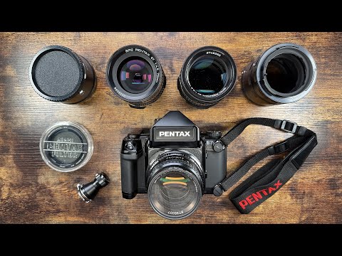 Видео: Полное руководство по Pentax 67 II! Всё, что нужно знать об элементах управления, загрузке и эксп...