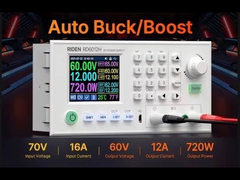Видео: Лабораторный блок питания RD6012H