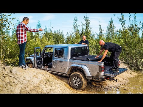 Видео: ДЛИННЫЙ, ПРОХОДИМЫЙ И НЕ ПРОХОДИМЫЙ JEEP GLADIATOR.