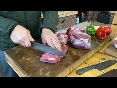 Видео: Акция на кухонные ножи из стали D2 и булатной стали| Выставка продажа от Династии