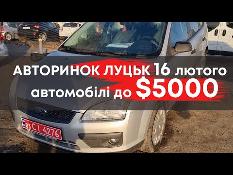 Видео: 🔥 Автомобілі до $5000 авторинок Луцьк 16 лютого
