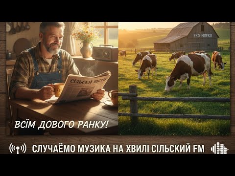 Видео: дай Боже,всім доброго ранку 😎ферма Еко млеко і сільський FM, вітають усіх, настрій і хороша музика💌
