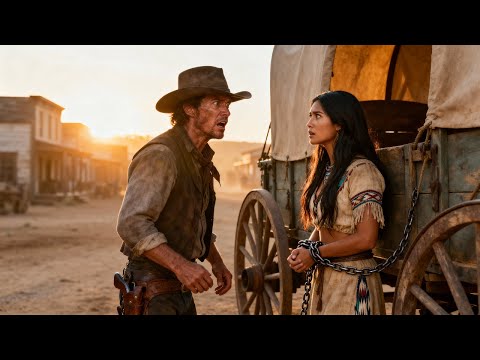 Видео: Ковбой купил повозку на аукционе — а внутри оказалась закованная в цепи невеста-апач