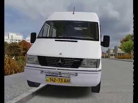 Видео: [OMSI 2] Mercedes Benz Sprinter 312D Обзор мода