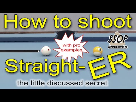 Видео: Положение запястья и рукоятки для прямой стрельбы в пул